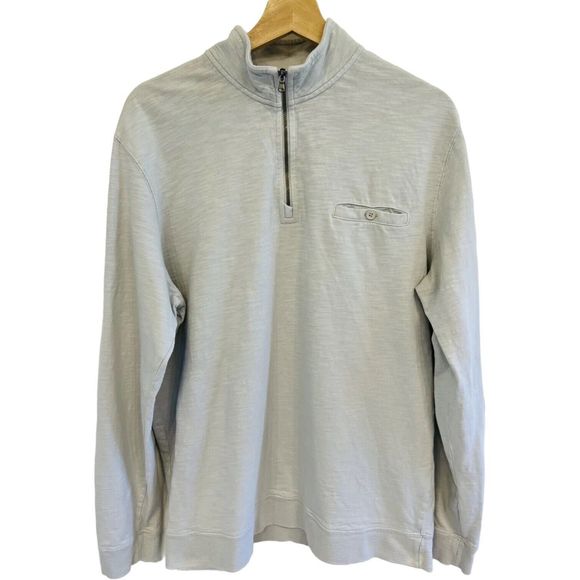 johnnieO Shirts Johnnie O Mens Sweatshirt Xxl Pullover 4 Zip Long Sleeve Beach Surf Golf